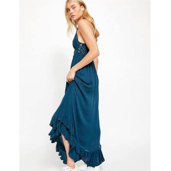Free People One Adella Maxi Dress Size XS - Picture 3 of 8